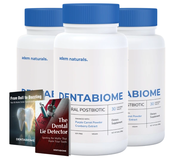 DentaBiome 3-bottle package image
