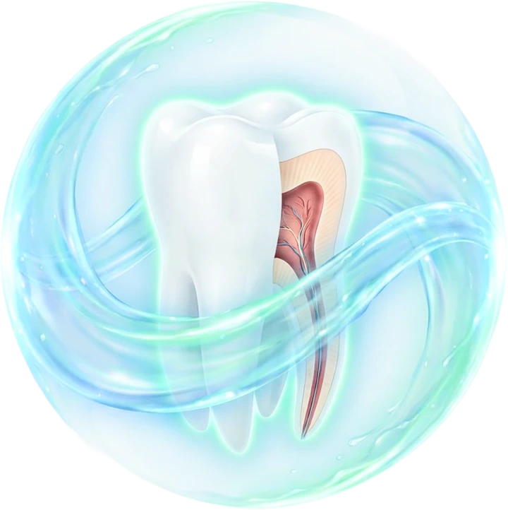 Illustration of a tooth used in DentaBiome product materials