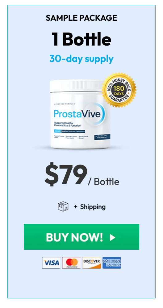 ProstaVive 1 bottle sample package