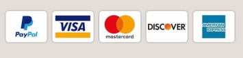 Payment methods displayed in seller package creative